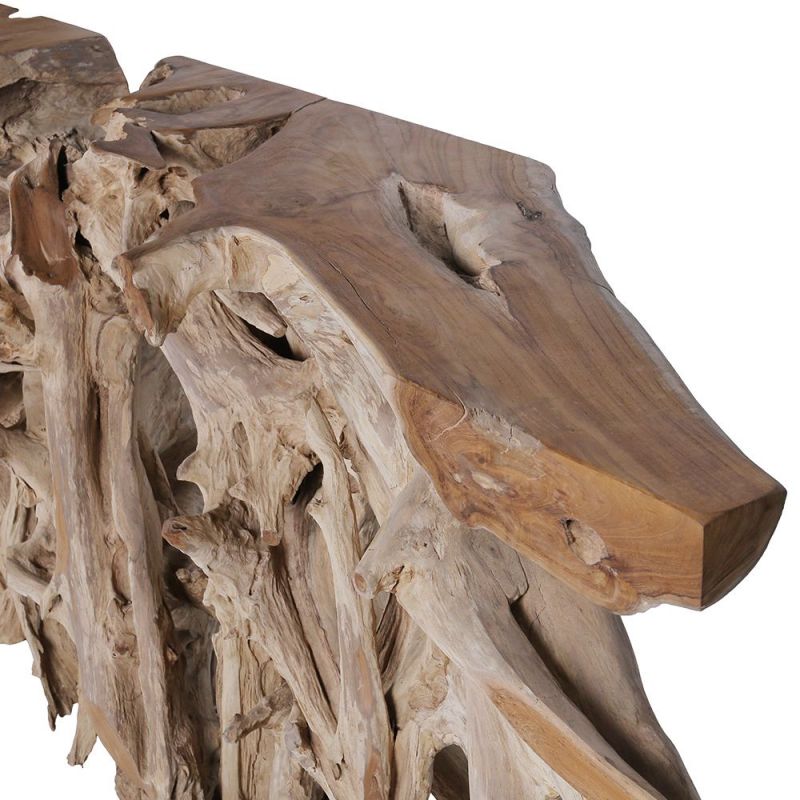 Console racine de teck 250cm RACINE