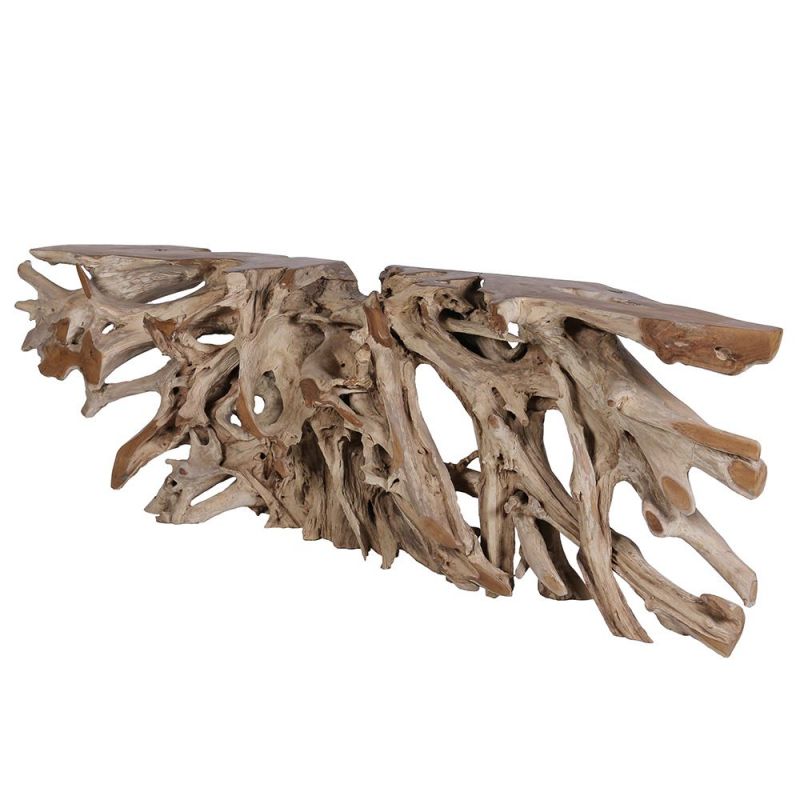 Console racine de teck 250cm RACINE