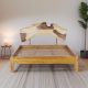 Lit double en suar et teck massif SAMANEA 160x200cm