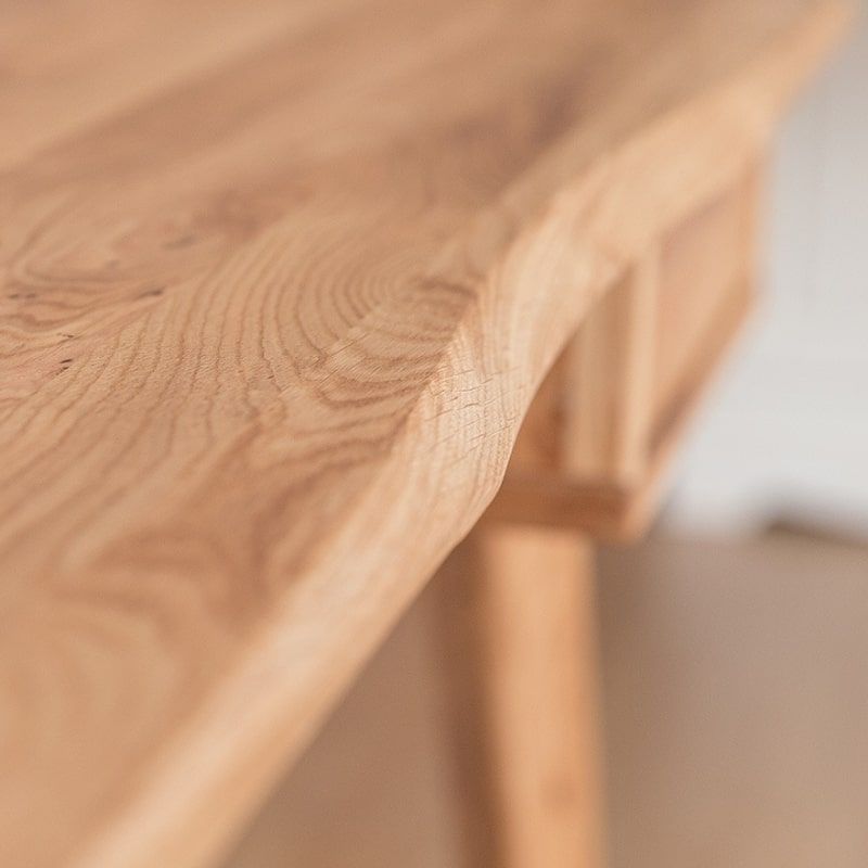 Bureau 120cm en chêne massif avec tiroir de rangement OSLO