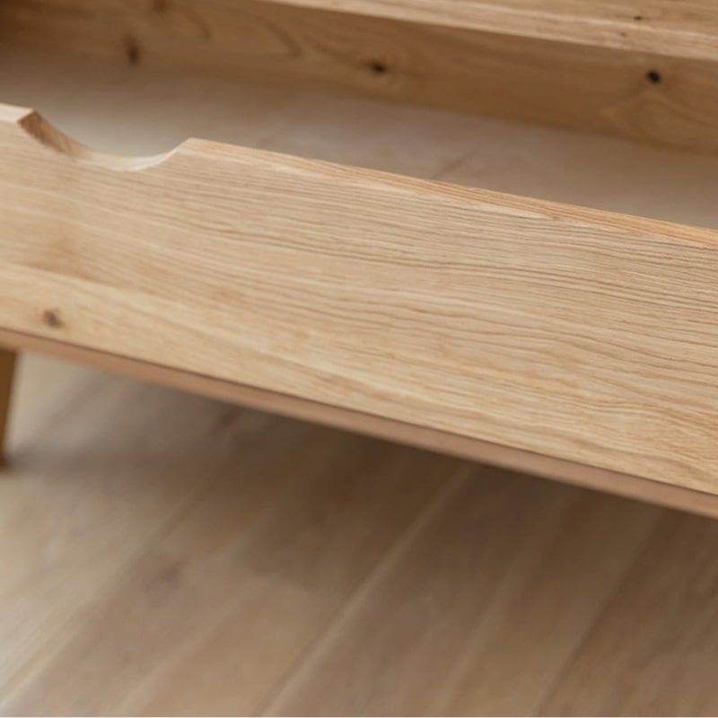 Commode scandinave en chêne massif huilé 110cm OSLO 3 tiroirs