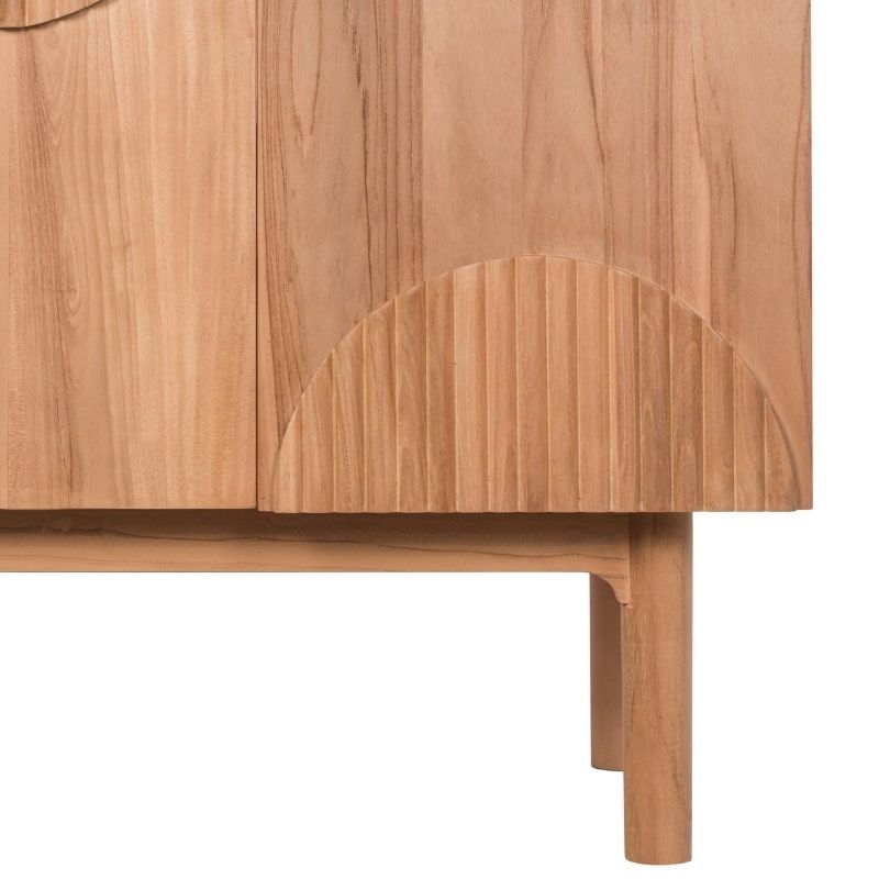 Meuble salle de bain teck massif GARIS 75cm