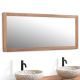 Miroir salle de bain en teck GARIS 160cm