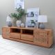 Meuble TV en cannage et teck BOHO 200cm