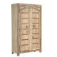 Armoire indienne indien bois blanchi 110cm INDIA