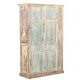 Armoire ancienne bois massif exotique 115cm INDIA