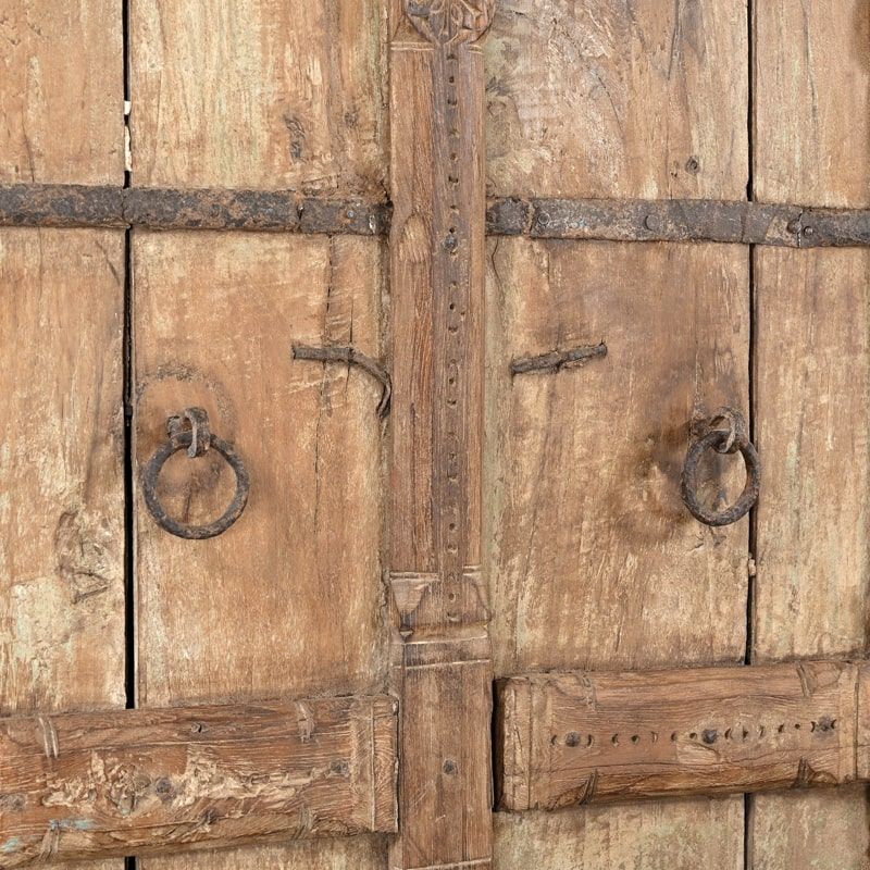 Armoire indienne ancienne bois massif 104cm INDIA