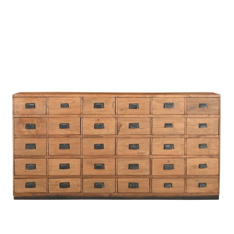 Commode indienne bois exotique 177 cm INDIA
