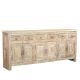 Meuble buffet indien bois massif recyclé 218cm INDIA