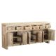 Meuble buffet indien bois massif recyclé 218cm INDIA