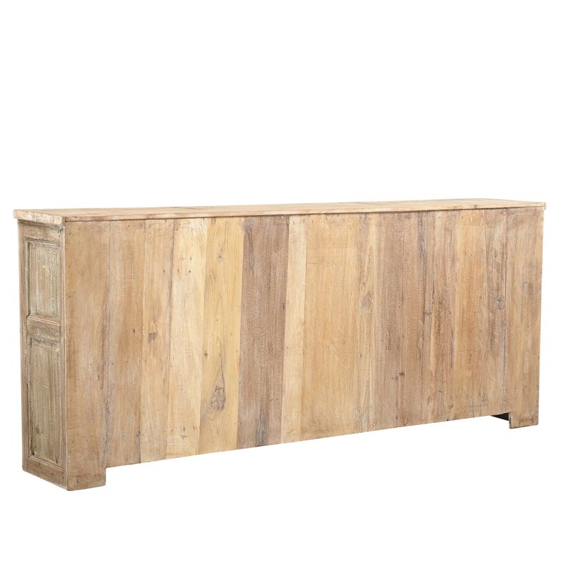 Meuble buffet indien bois massif recyclé 218cm INDIA