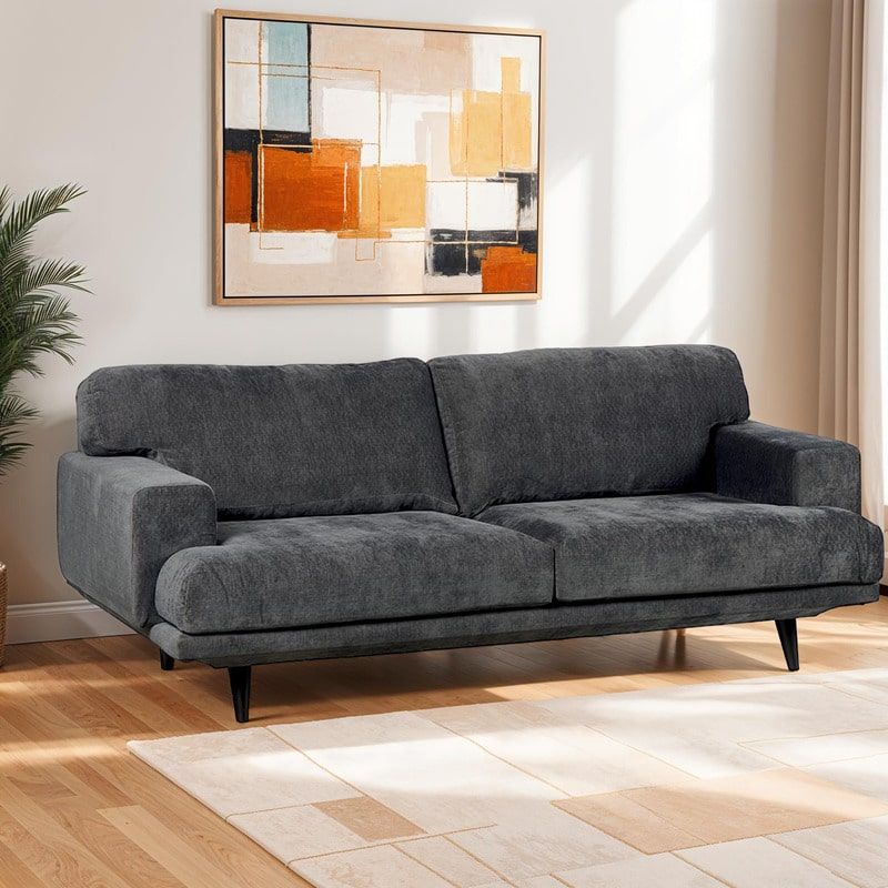 Canapé 3 places tissu recyclé CHESTER Nogent 210cm