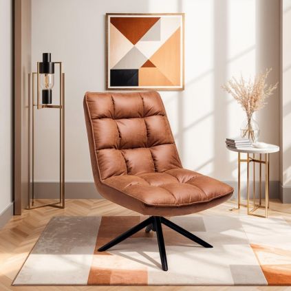 Fauteuil relax tournant en tissu SEDIA Graz confort