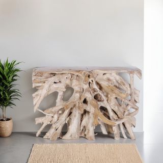 Console racine de teck 120cm RACINE