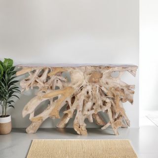 Console racine de teck 140cm RACINE