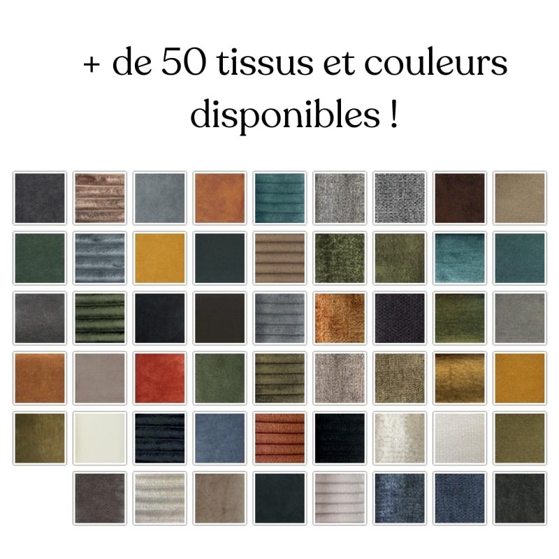 Canapé 3 places tissu SEDIA Thonon 193cm