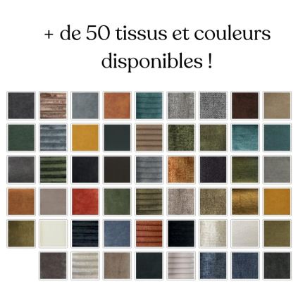Canapé 3 places tissu CHESTER Puget 214cm