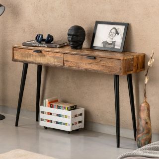 Console en bois recyclé vintage MERAKI 120cm