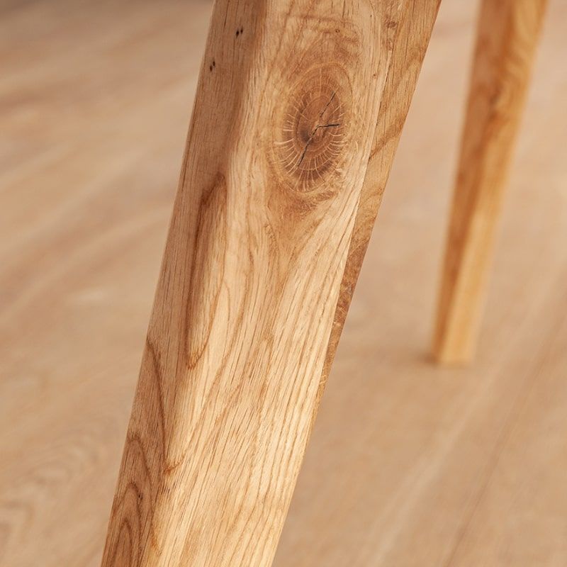 Table basse ronde chêne massif OSLO Ø50cm