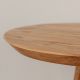Table basse ronde chêne massif OSLO Ø50cm