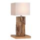 Lampe à poser racine de teck carré RACINE h60cm