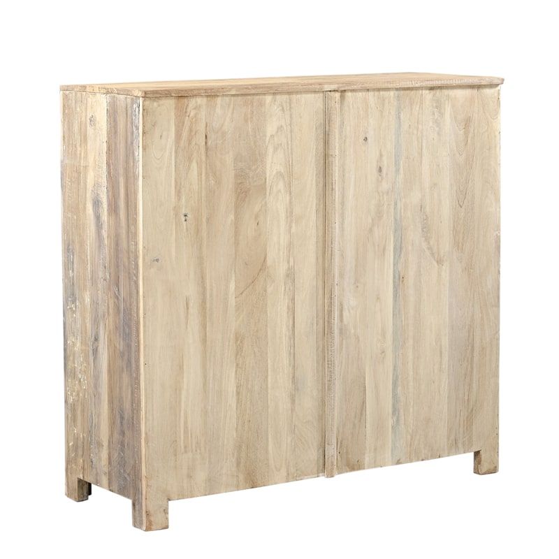 Buffet indien bois sculpté patiné INDIA 115cm