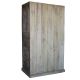 Armoire indienne bois massif ancien 110cm INDIA