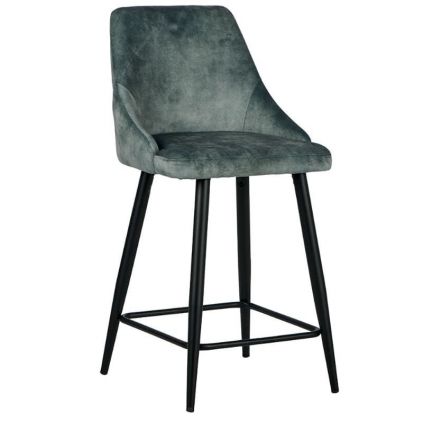 Chaise ilot tissu velours coloré 45cm SEDIA Lourdes