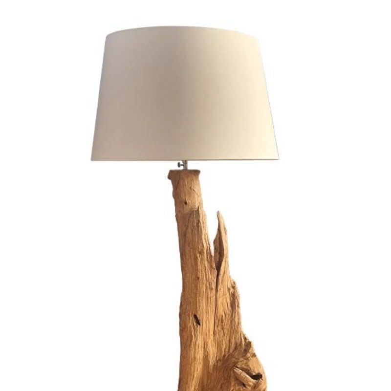 Lampadaire teck naturel RUSTIC h160cm