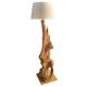 Lampadaire teck naturel RUSTIC h160cm