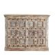 Buffet indien bois exotique sculpté 2 portes 116cm INDIA