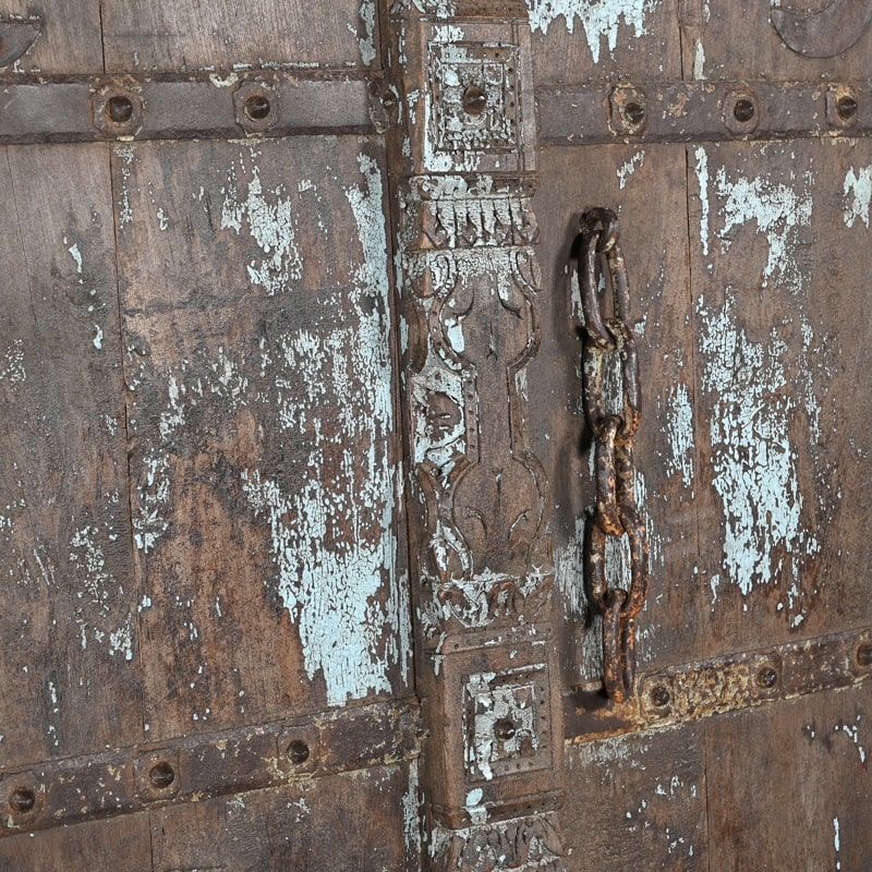 Porte décorative indienne193cm sur pieds INDIA 