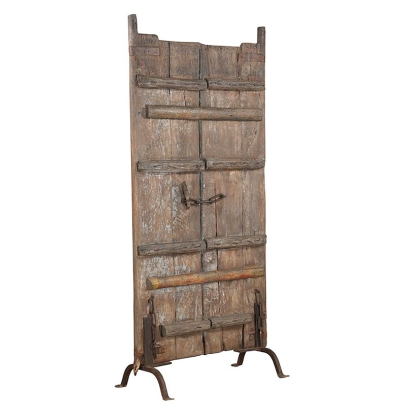 Porte décorative indienne193cm sur pieds INDIA 