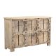 Meuble comptoir bar en bois massif recyclé 168cm INDIA