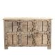 Meuble comptoir bar en bois massif recyclé 168cm INDIA