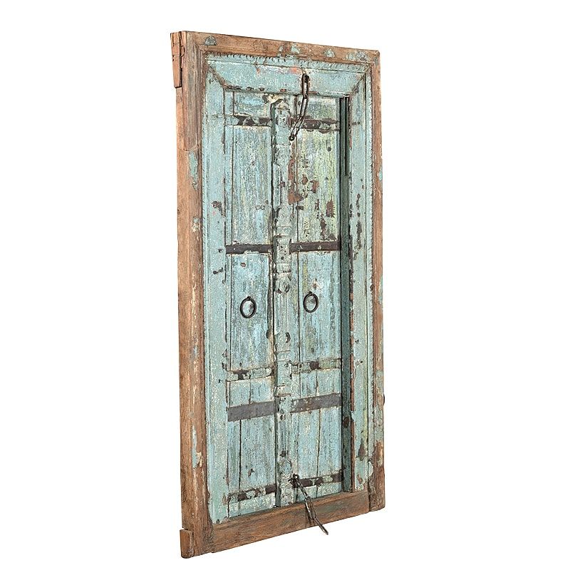 Porte indienne en bois 174cm INDIA