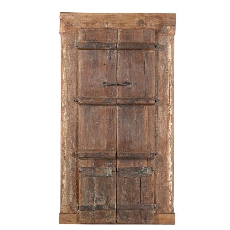 Porte indienne en bois 174cm INDIA