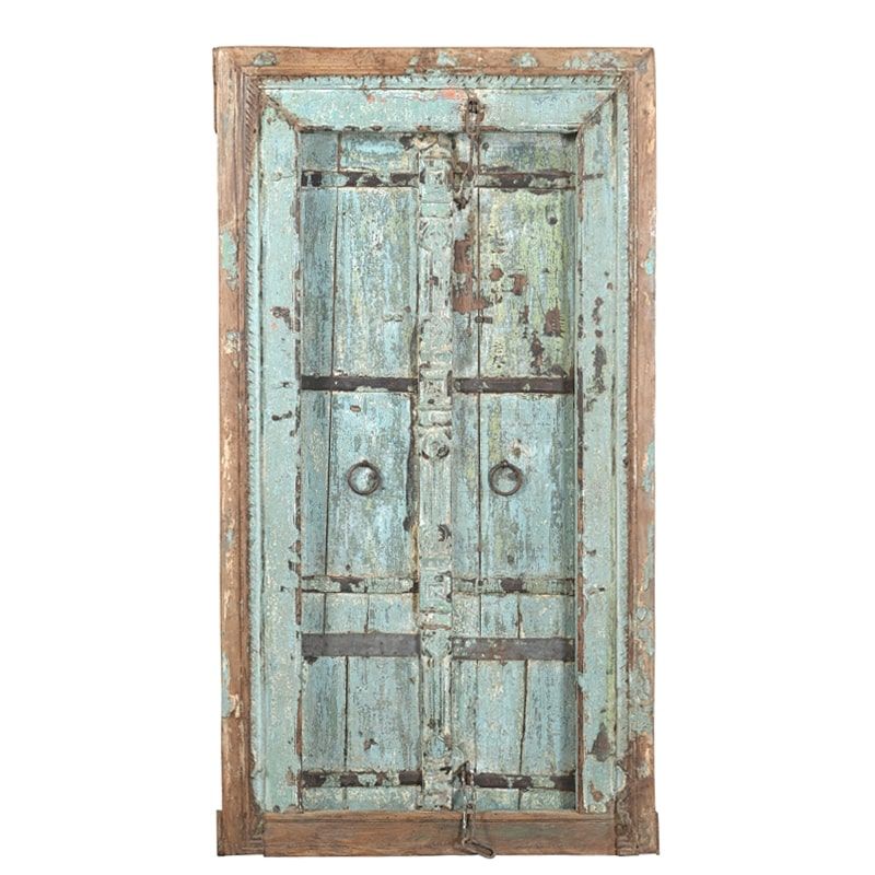 Porte indienne en bois 174cm INDIA
