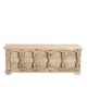 Coffre de rangement indien bois patiné 166cm INDIA