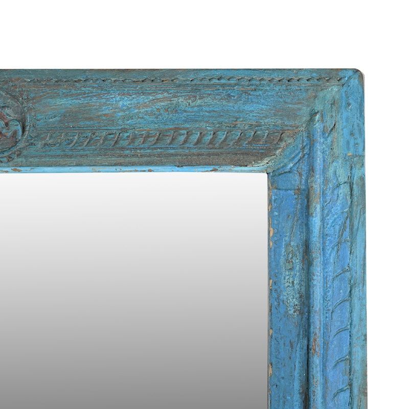 Miroir indien bois ancien 173cm INDIA