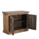 Buffet indien 2 portes bois exotique 118cm INDIA