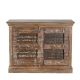 Buffet indien 2 portes bois exotique 118cm INDIA