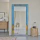 Miroir indien bois ancien 173cm INDIA