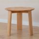 Table basse chêne clair ronde ELIO Ø51cm