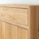 Bahut chêne massif clair et design ELIO 107cm