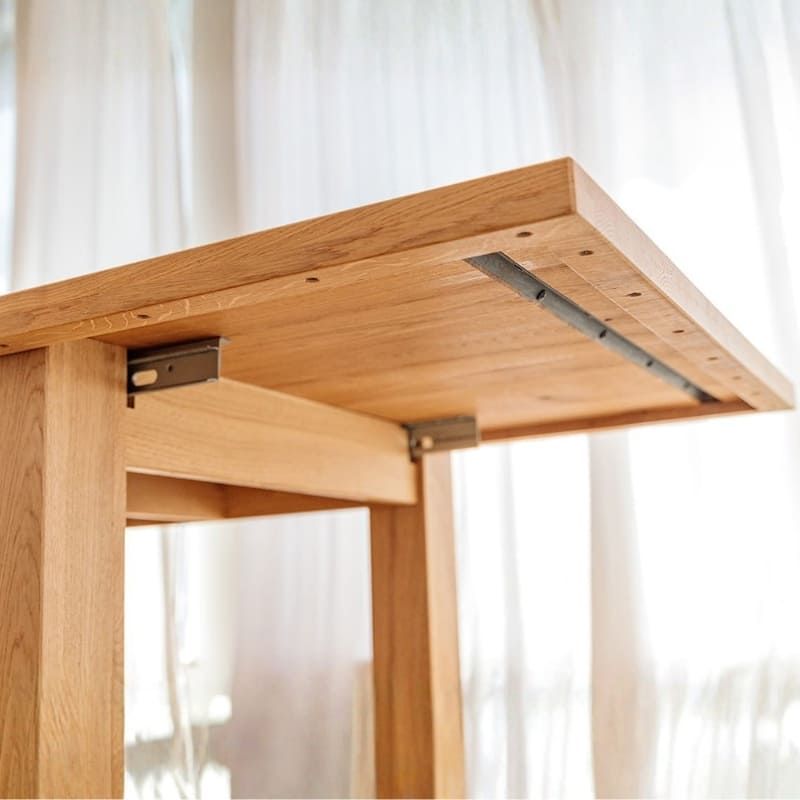 Table chêne clair extensible ELIO rectangulaire