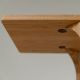 Bout de canapé chêne massif clair et design ELIO 38cm