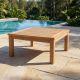 Table basse extérieur teck massif 80cm JATI carrée