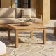 Table basse extérieur teck massif 70cm JATI carrée