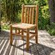 Chaise branche de teck BRANCHE 50cm